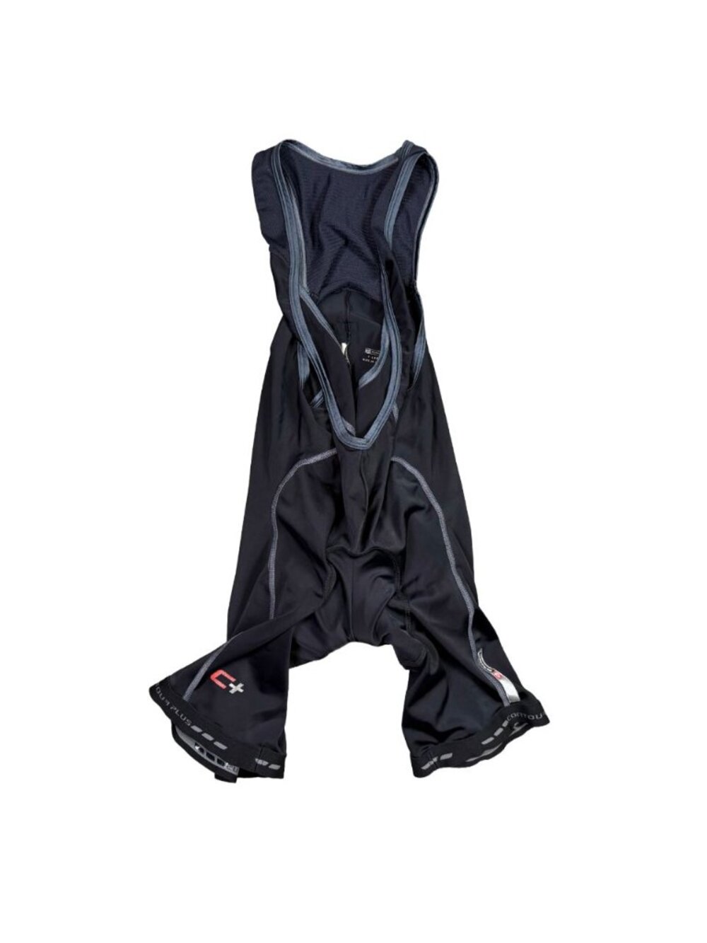 De Marchi Contour Plus C+ Cycling Bib Shorts Mens XL Black Padded Workout
